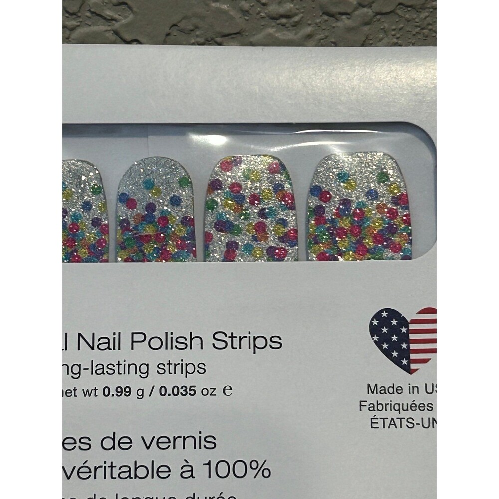 Color Street Nail Strips Frontline Hero’s Multi Color Polka Dots New - Picture 2 of 4